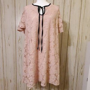 Simply Be Peach Lace Dress